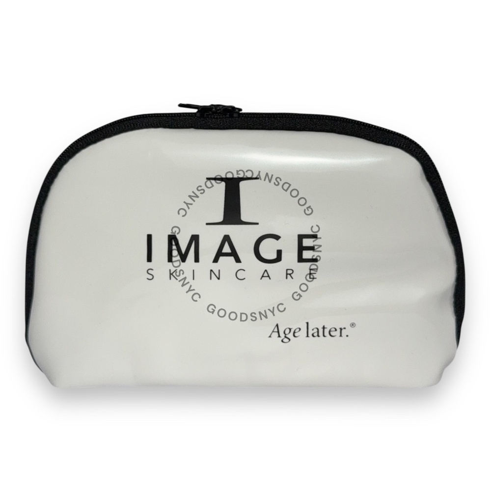 Image Skincare White Mesh Cosmetic Makeup Travel Bag - 7.5" x 4.5" x 1.5"